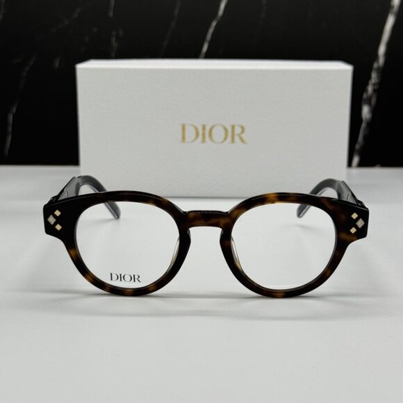 NEW CD DIAMONDO R1I 2000 DIOR EYEGLASSES DARK HAVANA EYEWEAR DIOR - Picture 2 of 12